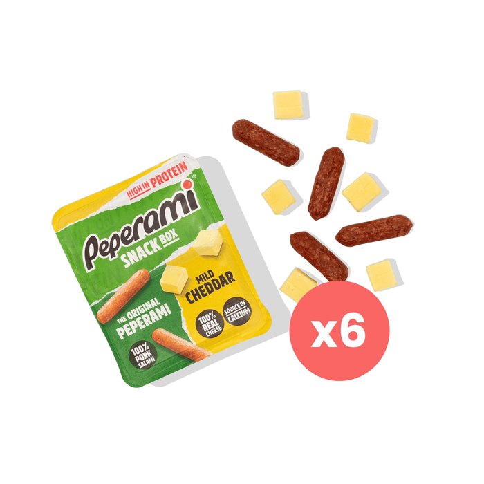 Peperami Salami and cheese snackbox - 6 x 50g