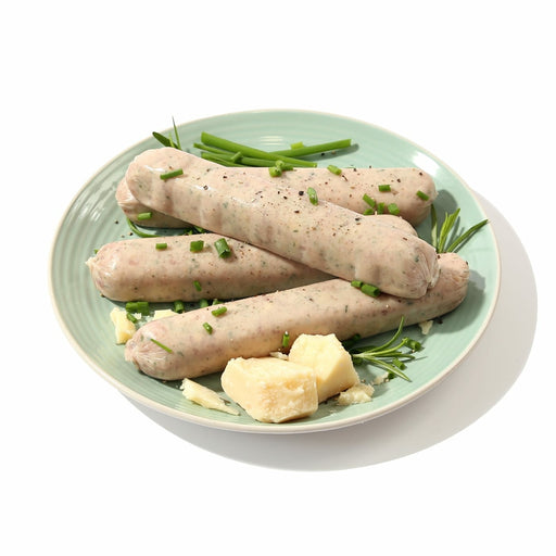 Jumbo Cheddar and Chive Pork Sausages - 4 x 100g