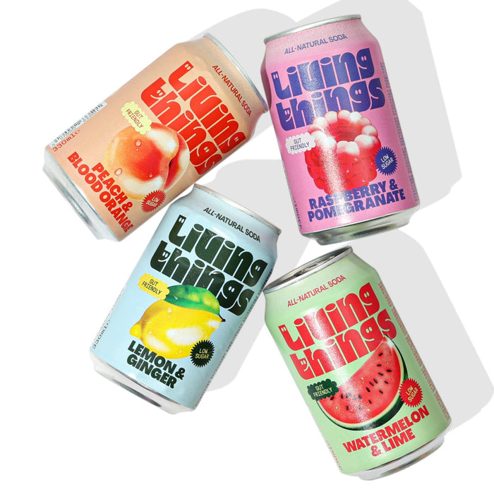 Living Things Prebiotic Soda Mixed 4 x 330ml