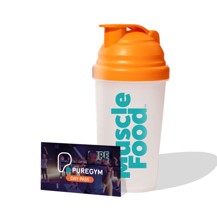 Pure gym 1 day pass + Musclefood shaker