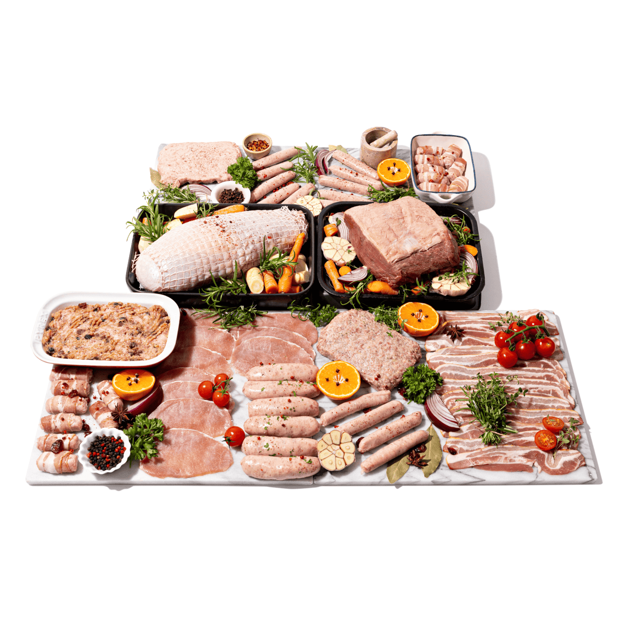 Luxury Christmas turkey & beef hamper