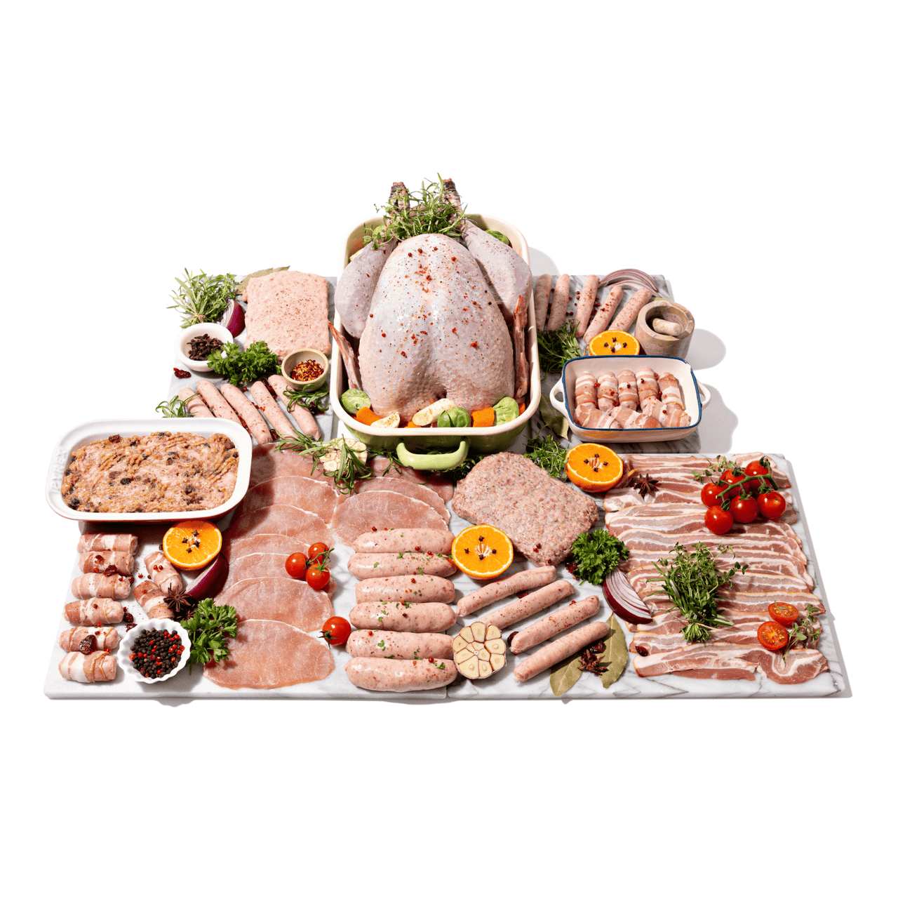 Luxury Christmas whole turkey hamper