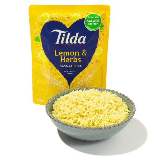 Tilda Microwave Lemon & Herbs Basmati Rice 250g